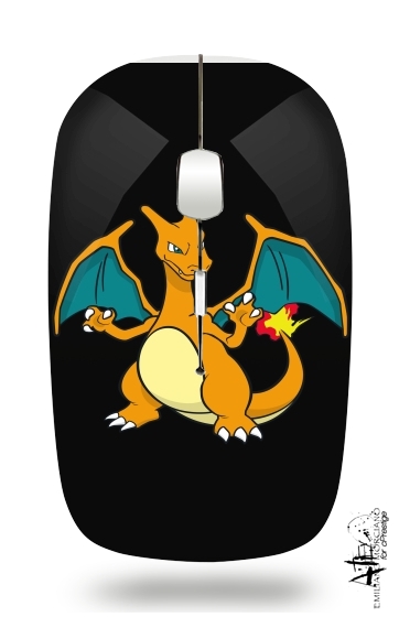  Charizard Fire voor Draadloze optische muis met USB-ontvanger