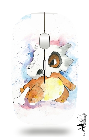  Cubone Watercolor voor Draadloze optische muis met USB-ontvanger