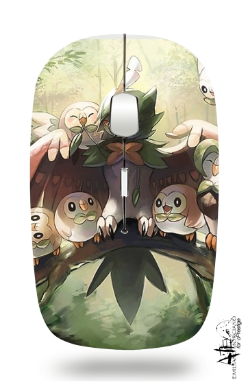  Decidueye Familia Rowlet Dartrix voor Draadloze optische muis met USB-ontvanger