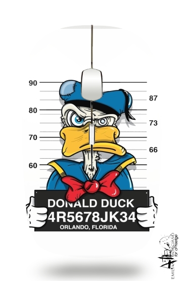  Donald Duck Crazy Jail Prison voor Draadloze optische muis met USB-ontvanger