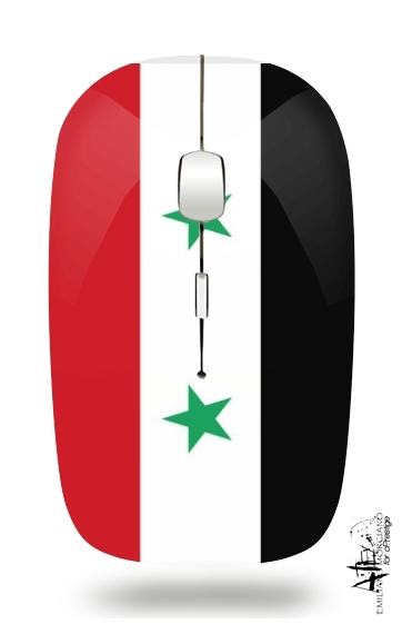  Flag of Syria voor Draadloze optische muis met USB-ontvanger