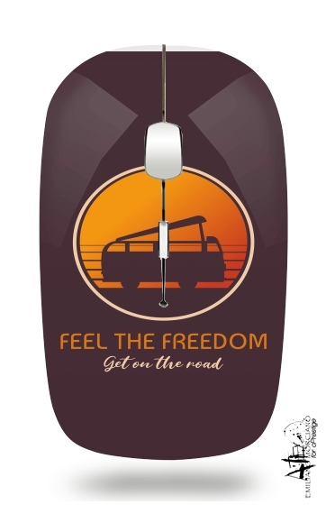  Feel The freedom on the road voor Draadloze optische muis met USB-ontvanger