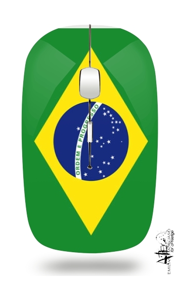  Flag Brasil voor Draadloze optische muis met USB-ontvanger