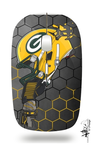  Football Helmets Green Bay voor Draadloze optische muis met USB-ontvanger