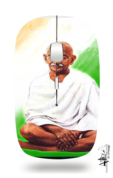  Gandhi India voor Draadloze optische muis met USB-ontvanger