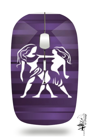  Gemini - Sign of the Zodiac voor Draadloze optische muis met USB-ontvanger