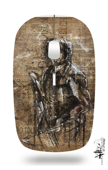  Grunge Daryl Dixon voor Draadloze optische muis met USB-ontvanger