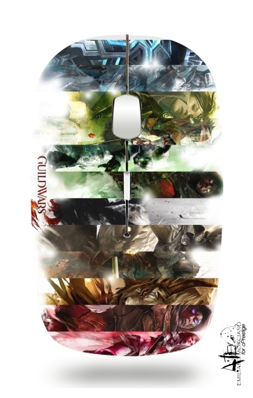  Guild Wars 2 All classes art voor Draadloze optische muis met USB-ontvanger