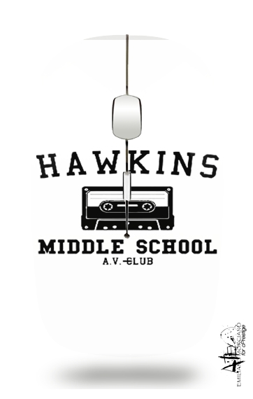  Hawkins Middle School AV Club K7 voor Draadloze optische muis met USB-ontvanger