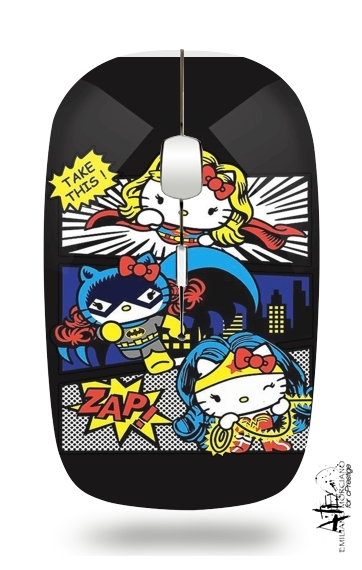  Hello Kitty X Heroes voor Draadloze optische muis met USB-ontvanger