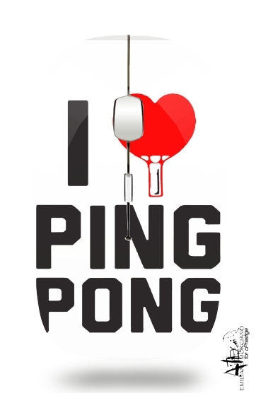  I love Ping Pong voor Draadloze optische muis met USB-ontvanger