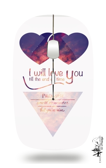  I will love you voor Draadloze optische muis met USB-ontvanger