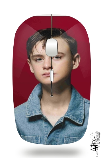  Jaeden Lieberher voor Draadloze optische muis met USB-ontvanger