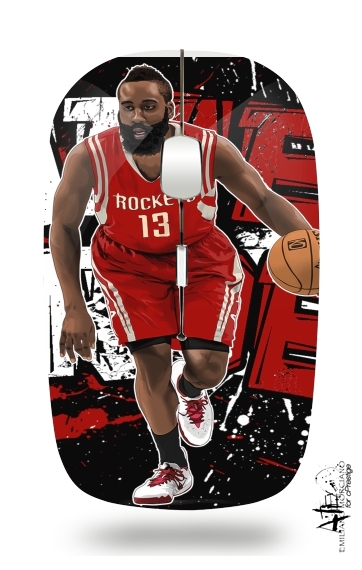  James Harden Basketball Legend voor Draadloze optische muis met USB-ontvanger