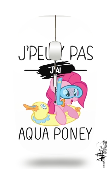  Je peux pas jai aqua poney girly voor Draadloze optische muis met USB-ontvanger