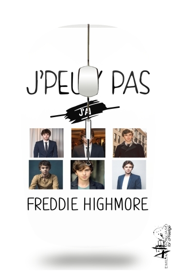  Je peux pas jai Freddie Highmore Collage photos voor Draadloze optische muis met USB-ontvanger