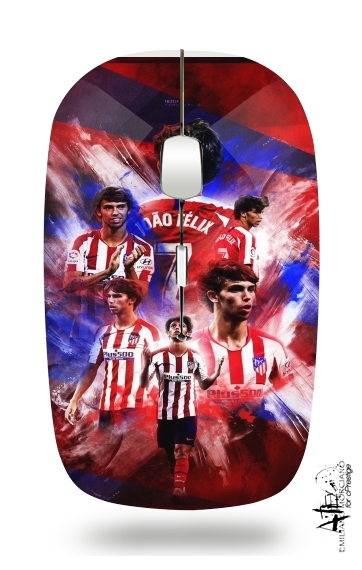  Joao Felix Painting ART voor Draadloze optische muis met USB-ontvanger