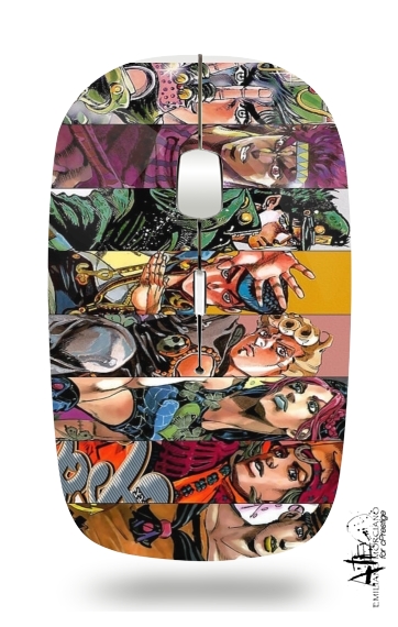  Jojo Manga All characters voor Draadloze optische muis met USB-ontvanger