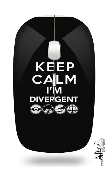  Keep Calm Divergent Faction voor Draadloze optische muis met USB-ontvanger