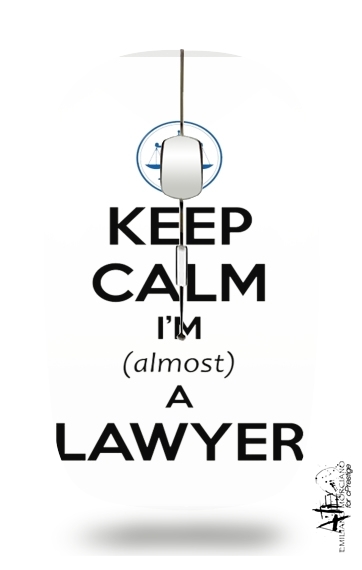  Keep calm i am almost a lawyer voor Draadloze optische muis met USB-ontvanger