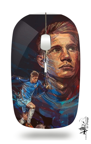  Kevin De Bruyne PaintArt voor Draadloze optische muis met USB-ontvanger