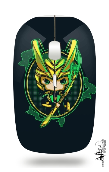  Loki Portrait voor Draadloze optische muis met USB-ontvanger