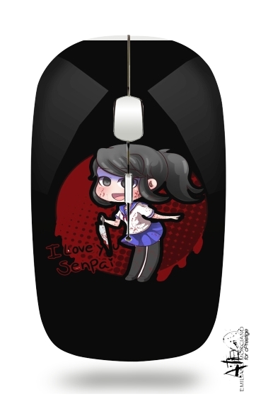  Love you senpai yandere voor Draadloze optische muis met USB-ontvanger