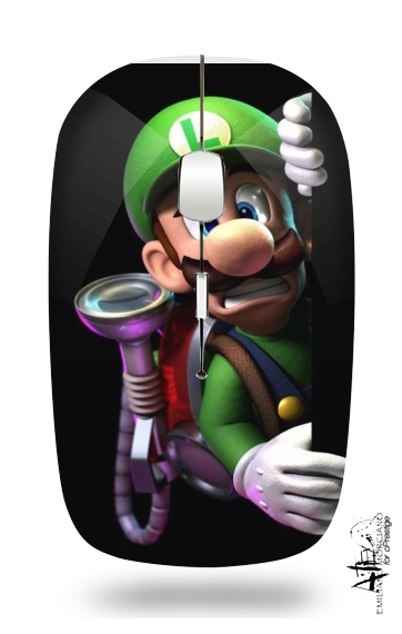  Luigi Mansion Fan Art voor Draadloze optische muis met USB-ontvanger