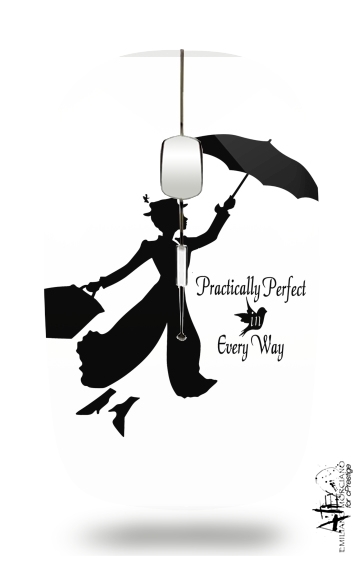  Mary Poppins Perfect in every way voor Draadloze optische muis met USB-ontvanger