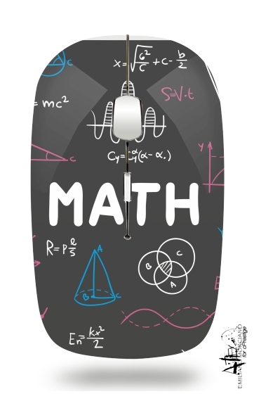  Mathematics background voor Draadloze optische muis met USB-ontvanger