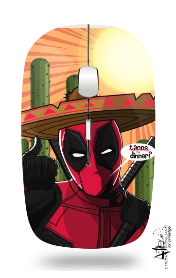  Mexican Deadpool voor Draadloze optische muis met USB-ontvanger