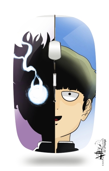  mob psycho 100 fan art voor Draadloze optische muis met USB-ontvanger