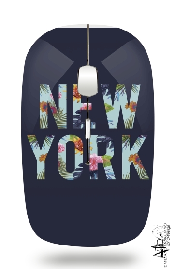  New York Floral voor Draadloze optische muis met USB-ontvanger