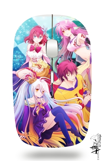  No Game No Life Fan Manga voor Draadloze optische muis met USB-ontvanger