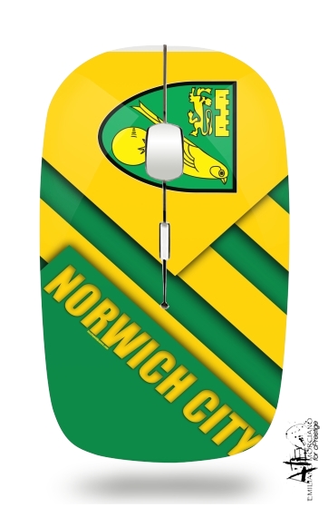  Norwich City voor Draadloze optische muis met USB-ontvanger