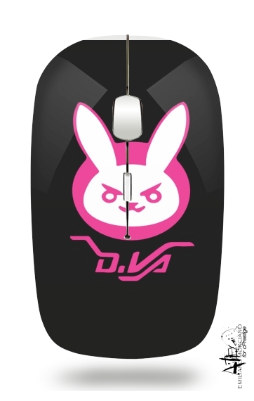  Overwatch D.Va Bunny Tribute voor Draadloze optische muis met USB-ontvanger