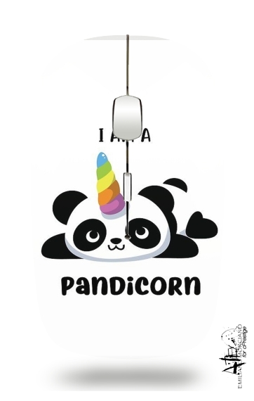  Panda x Licorne Means Pandicorn voor Draadloze optische muis met USB-ontvanger