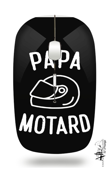  Papa Motard Moto Passion voor Draadloze optische muis met USB-ontvanger