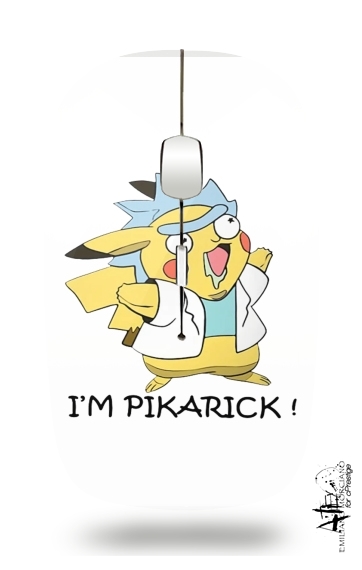  Pikarick - Rick Sanchez And Pikachu  voor Draadloze optische muis met USB-ontvanger