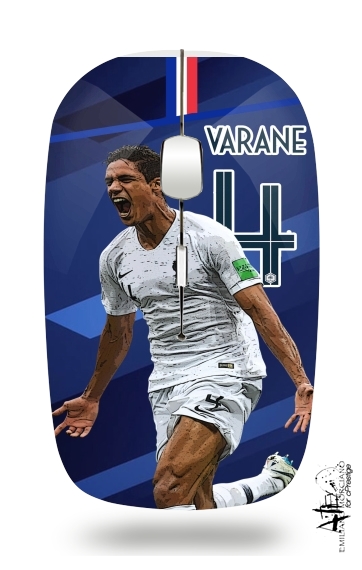  Raphael Varane Football Art voor Draadloze optische muis met USB-ontvanger