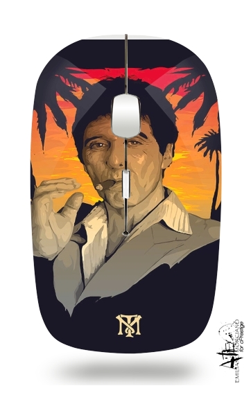  Scarface Tony Montana voor Draadloze optische muis met USB-ontvanger