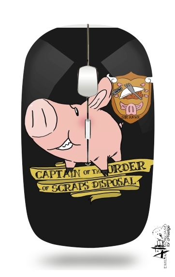  Sir Hawk The wild boar or Pig voor Draadloze optische muis met USB-ontvanger