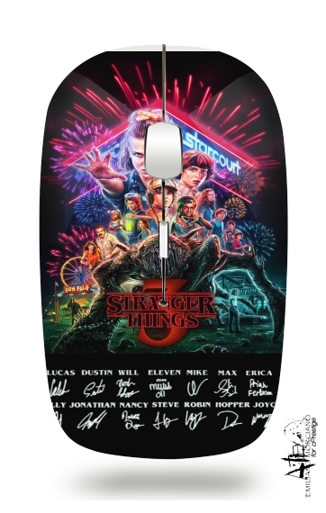  Stranger Things 3 Signature Limited Edition voor Draadloze optische muis met USB-ontvanger