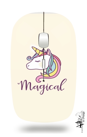  Unicorn Magical voor Draadloze optische muis met USB-ontvanger