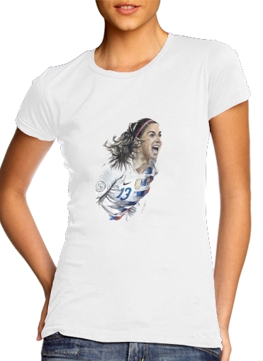  Alex Morgan Usa Art voor Vrouwen T-shirt