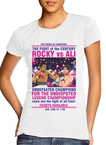  Ali vs Rocky voor Vrouwen T-shirt