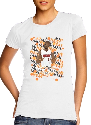  Basketball Stars: Chris Bosh - Miami Heat voor Vrouwen T-shirt