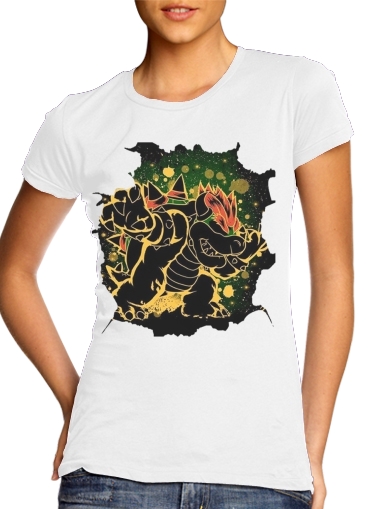  Bowser Abstract Art voor Vrouwen T-shirt