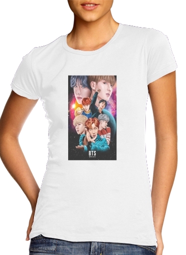  BTS DNA FanArt voor Vrouwen T-shirt