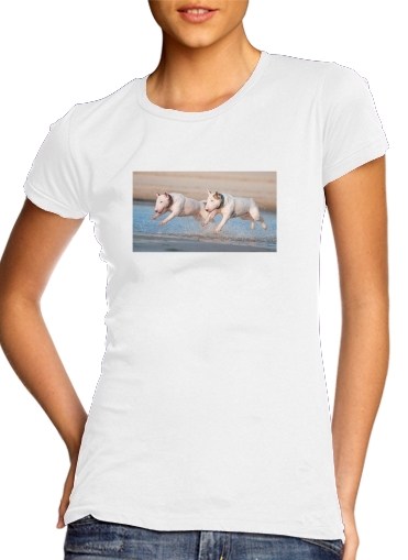  bull terrier Dogs voor Vrouwen T-shirt